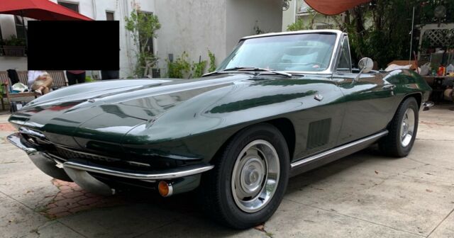 1967 GOODWOOD GREEN Chevrolet Corvette Convertible