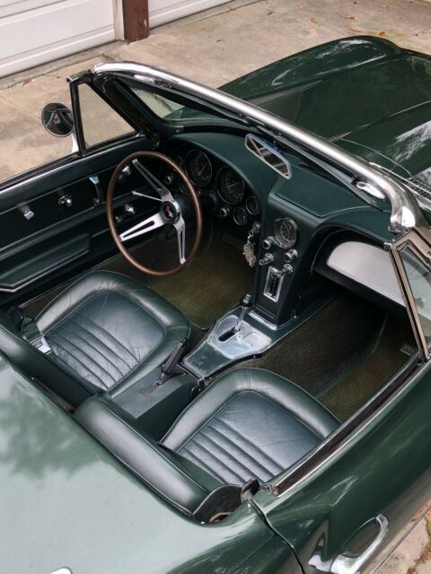 1967 GOODWOOD GREEN Chevrolet Corvette Convertible