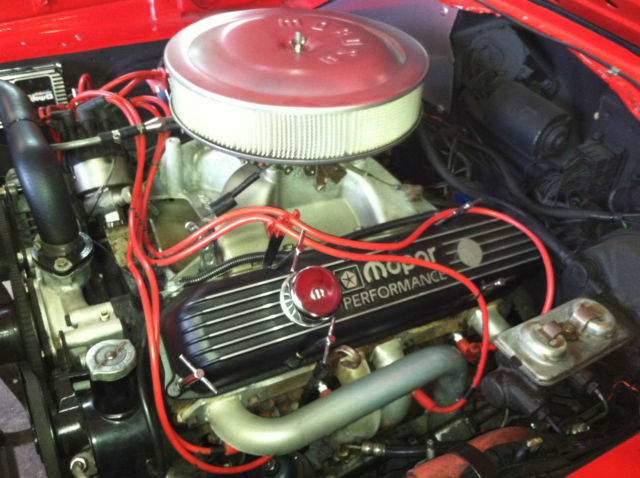 1967 Red Dodge Charger Fastback