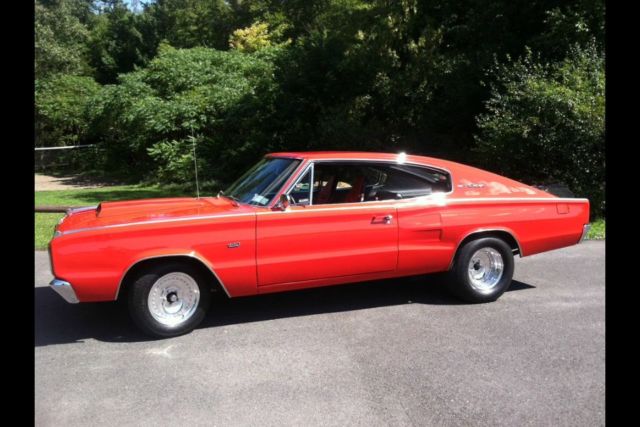1967 Red Dodge Charger Fastback