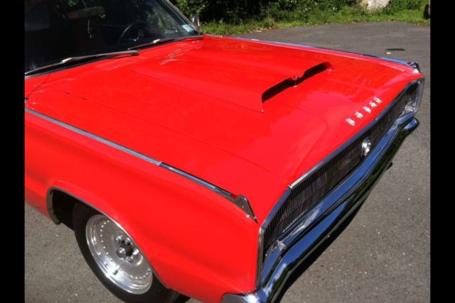 1967 Red Dodge Charger Fastback