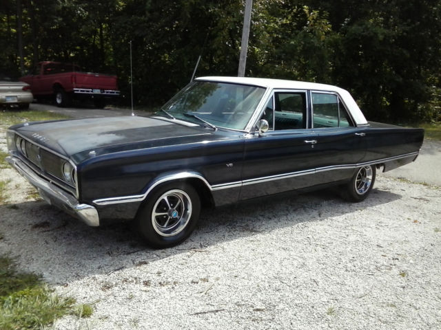 1967 dark blue Dodge Coronet Sedan