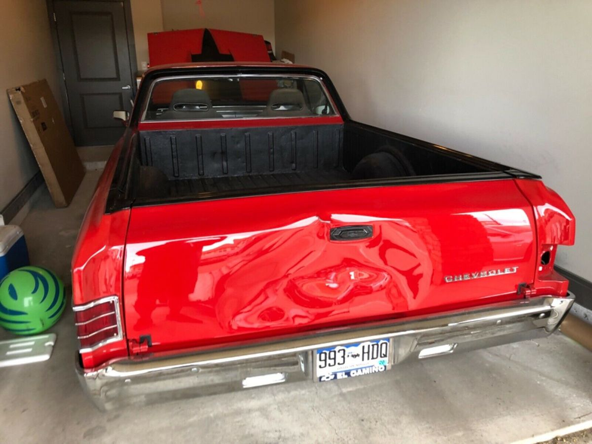 1967 Red Chevrolet El Camino Standard Cab Pickup