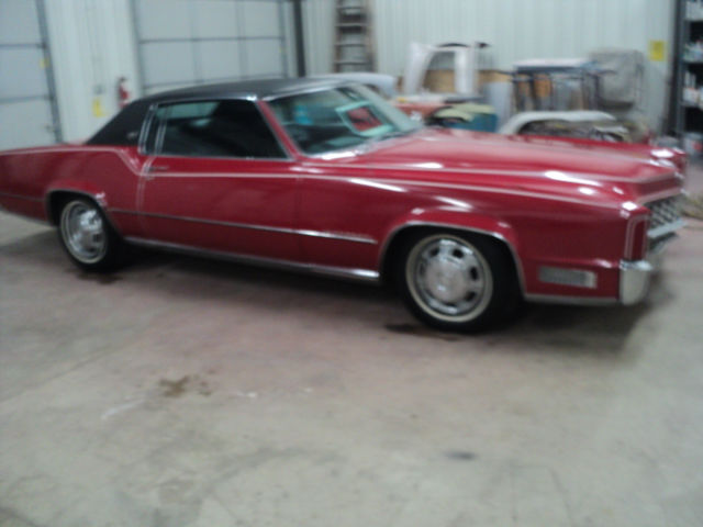 1967 Red Cadillac Eldorado Coupe
