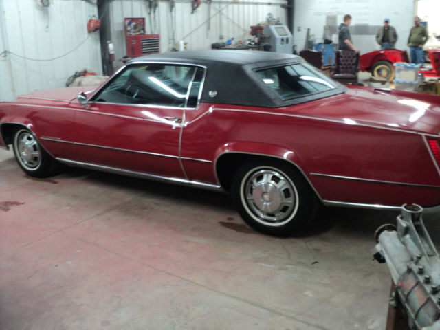 1967 Red Cadillac Eldorado Coupe