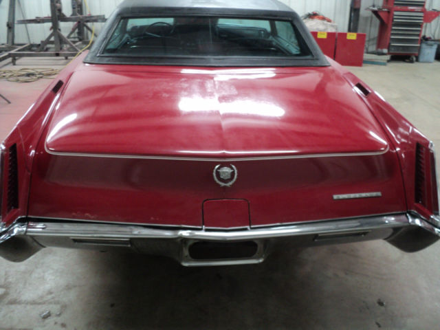 1967 Red Cadillac Eldorado Coupe