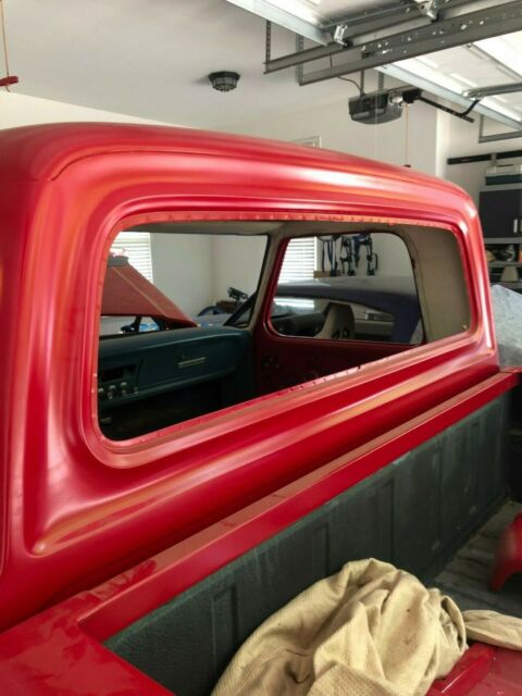 1967 Red Ford F-100