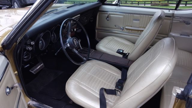 1967 Gold Pontiac Firebird