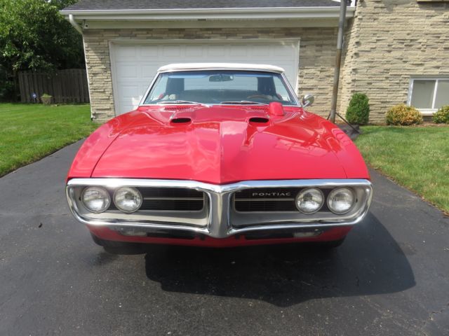 1967 Red Pontiac Firebird Convertible
