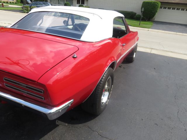 1967 Red Pontiac Firebird Convertible