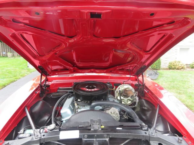 1967 Red Pontiac Firebird Convertible