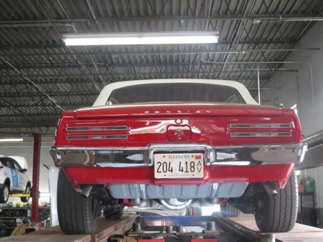 1967 Red Pontiac Firebird Convertible