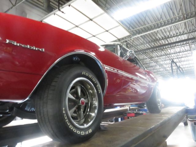 1967 Red Pontiac Firebird Convertible