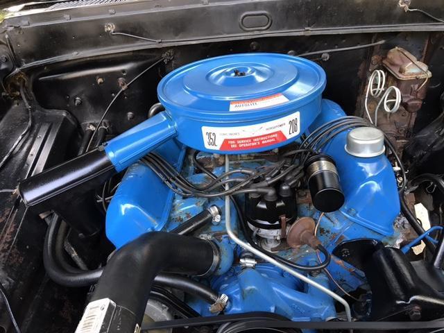 1967 black Ford F-100