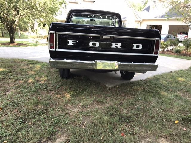 1967 black Ford F-100