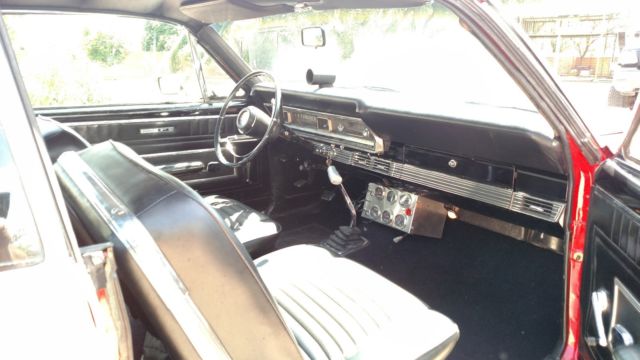 1967 Red Ford Fairlane 2 Door hard top