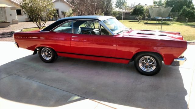 1967 Red Ford Fairlane 2 Door hard top