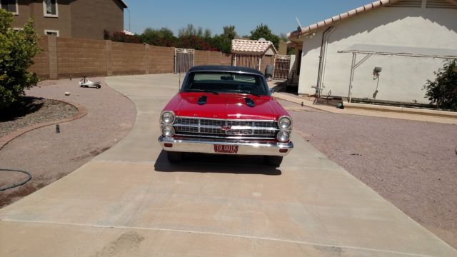 1967 Red Ford Fairlane 2 Door hard top
