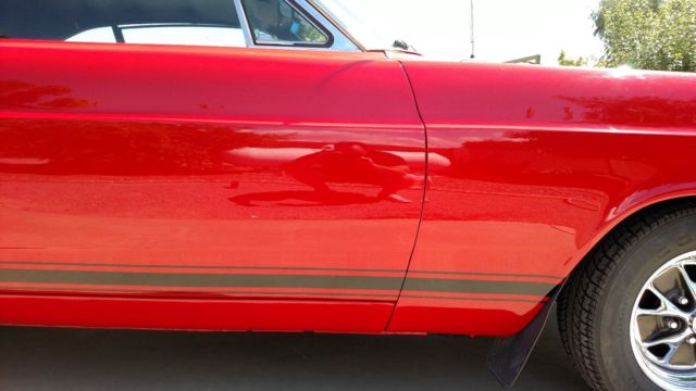 1967 Red Ford Fairlane 2 Door hard top
