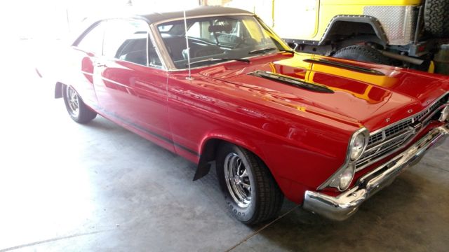 1967 Red Ford Fairlane 2 Door hard top