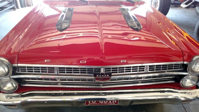 1967 Red Ford Fairlane 2 Door hard top