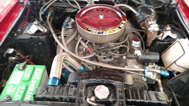 1967 Red Ford Fairlane 2 Door hard top