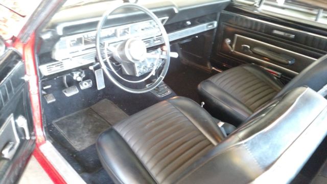 1967 Red Ford Fairlane 2 Door hard top