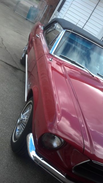 1967 Red Ford Mustang Convertible