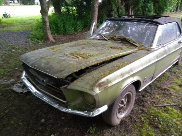1967 Green Ford Mustang Convertible