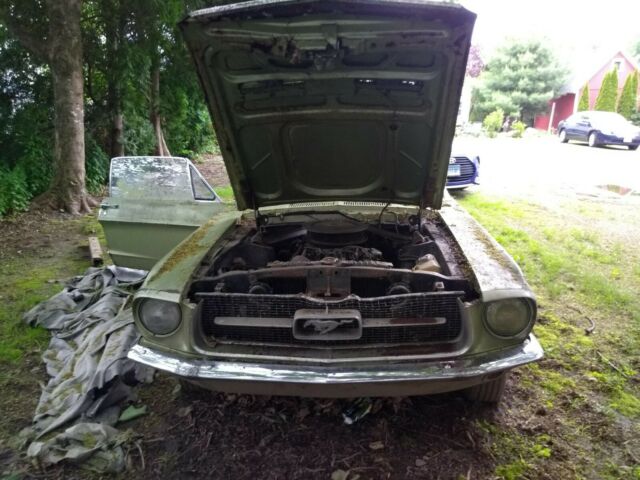 1967 Green Ford Mustang Convertible