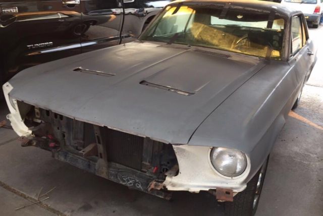 1967 Gray Ford Mustang Coupe