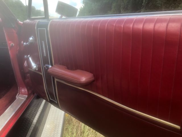 1967 Red Ford Galaxie Fastback