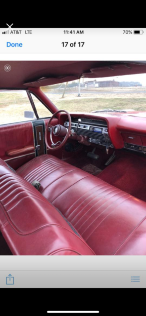 1967 Red Ford Galaxie Fastback