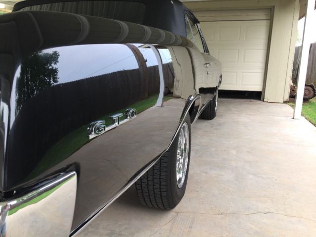 1967 Black Pontiac GTO Convertible