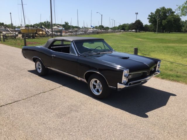 1967 Black Pontiac GTO Convertible