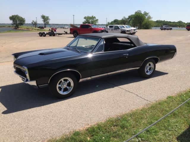 1967 Black Pontiac GTO Convertible