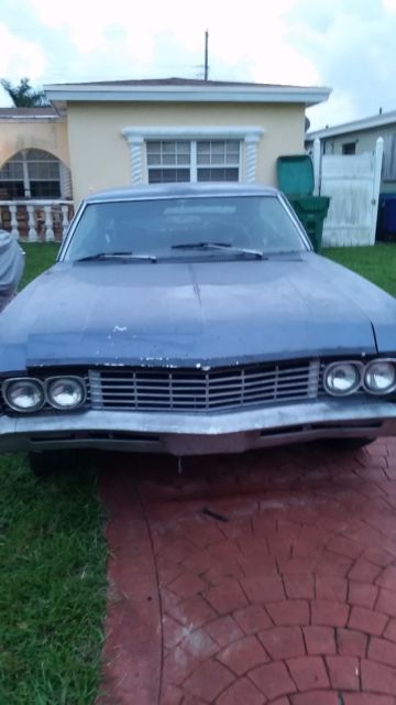 1967 Gray Chevrolet Impala Fastback