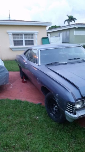 1967 Gray Chevrolet Impala Fastback