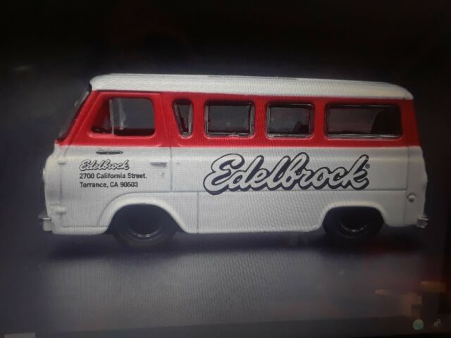 1964 Red and White Ford Falcon Multi window van