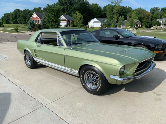 1967 Green Ford Mustang Coupe