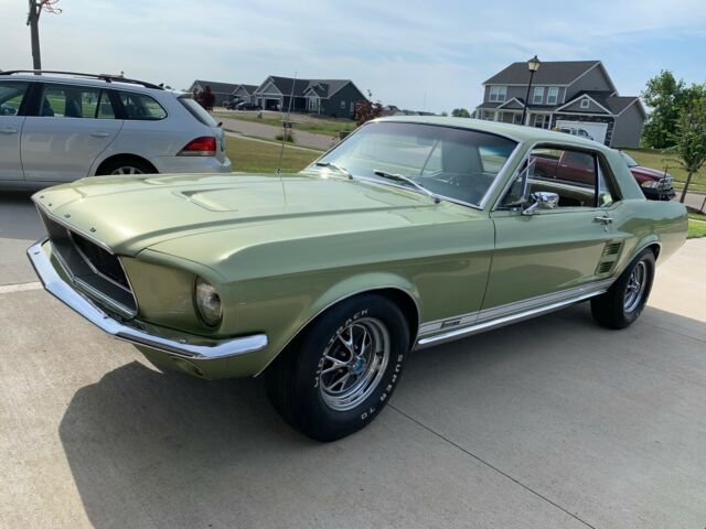 1967 Green Ford Mustang Coupe