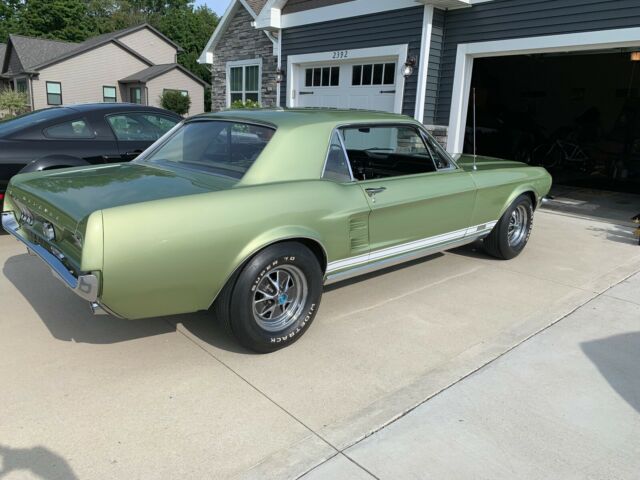 1967 Green Ford Mustang Coupe