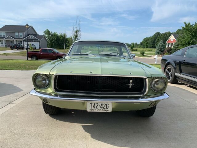 1967 Green Ford Mustang Coupe