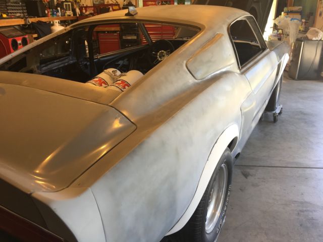 1967 Primered Ford Mustang Fastback