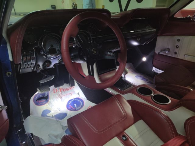 1967 Blue Ford Mustang Fastback