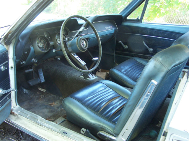1967 White Ford Mustang Coupe
