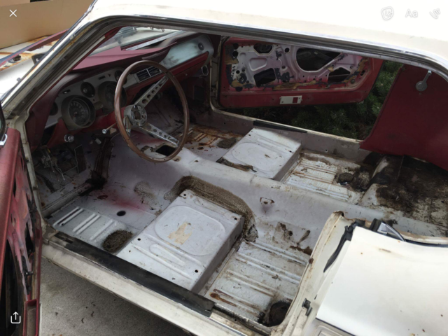 1967 White Ford Mustang Coupe