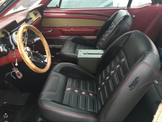 1967 White Ford Mustang Coupe