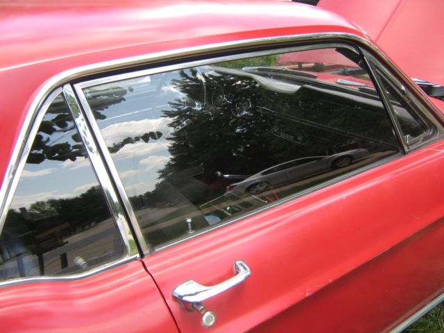 1967 Red Ford Mustang Coupe