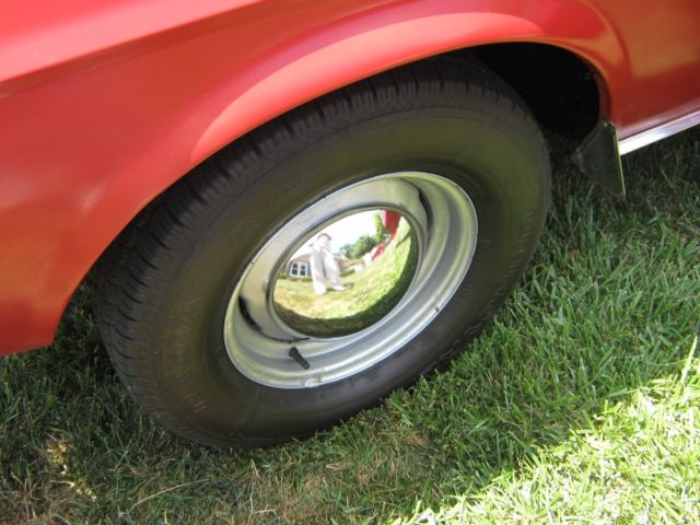 1967 Red Ford Mustang Coupe
